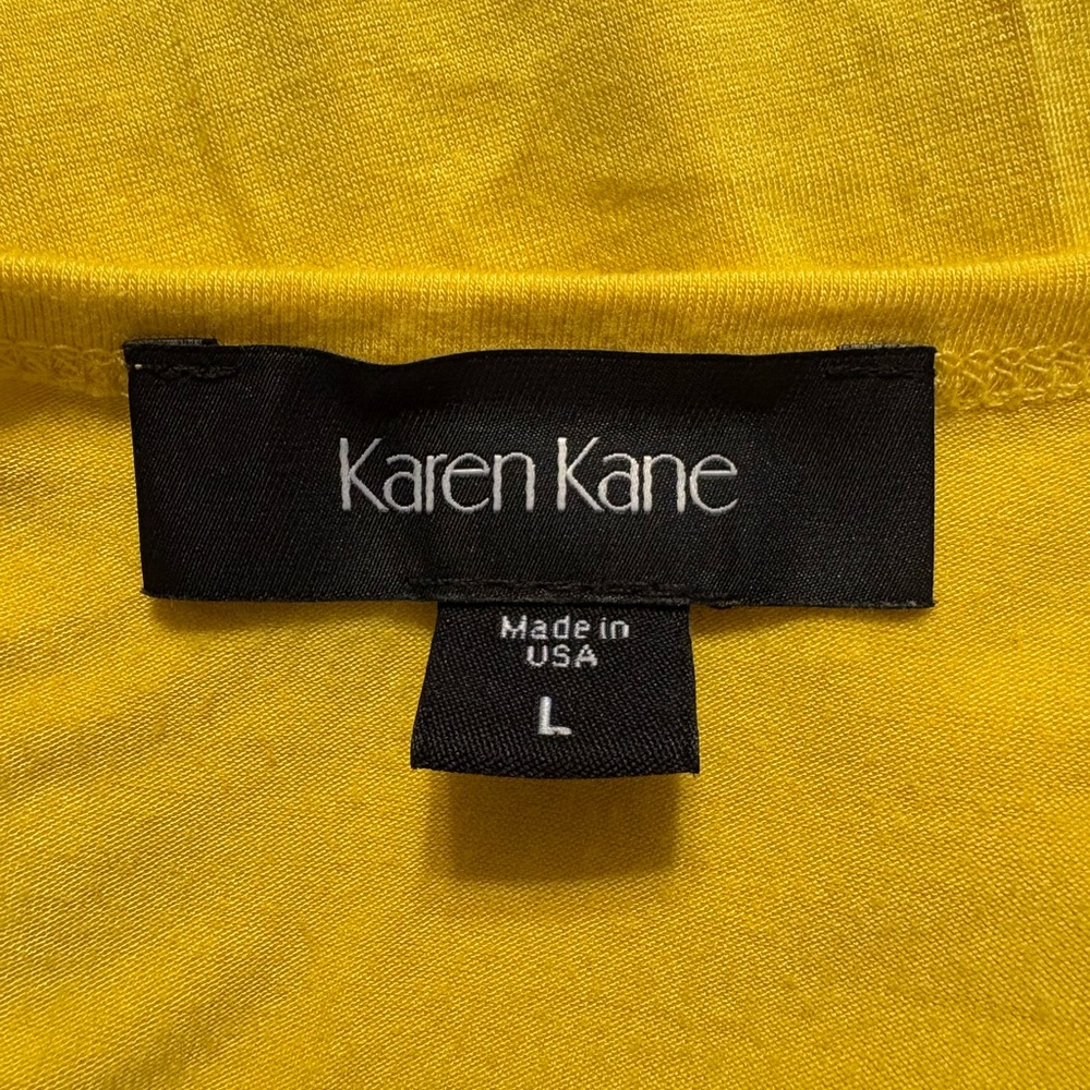 Yellow Women's Twist Top - Picture 2 of 2